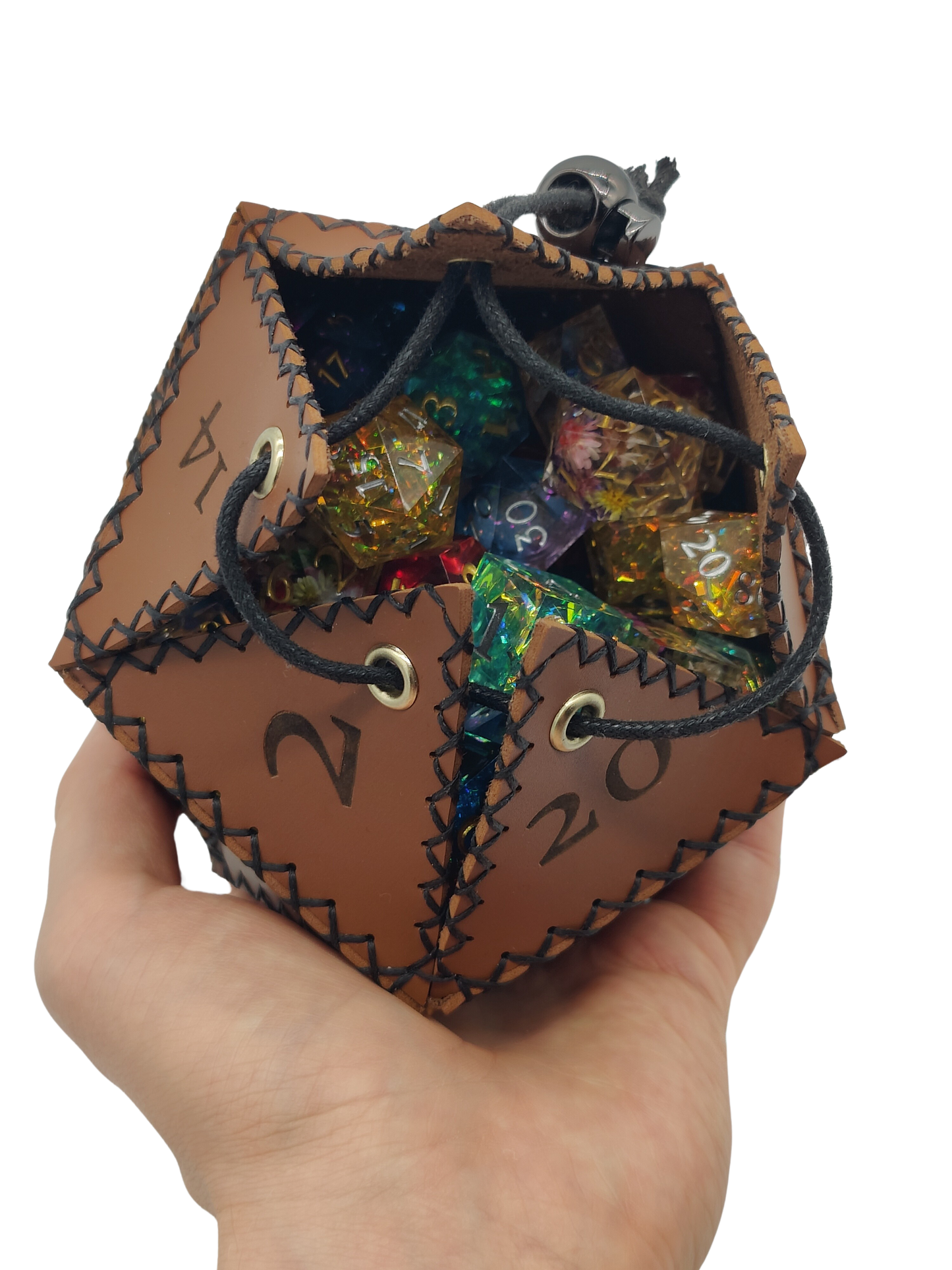 The Die of Holding - DND Dice Bag Shaped as D20 RPG Dice